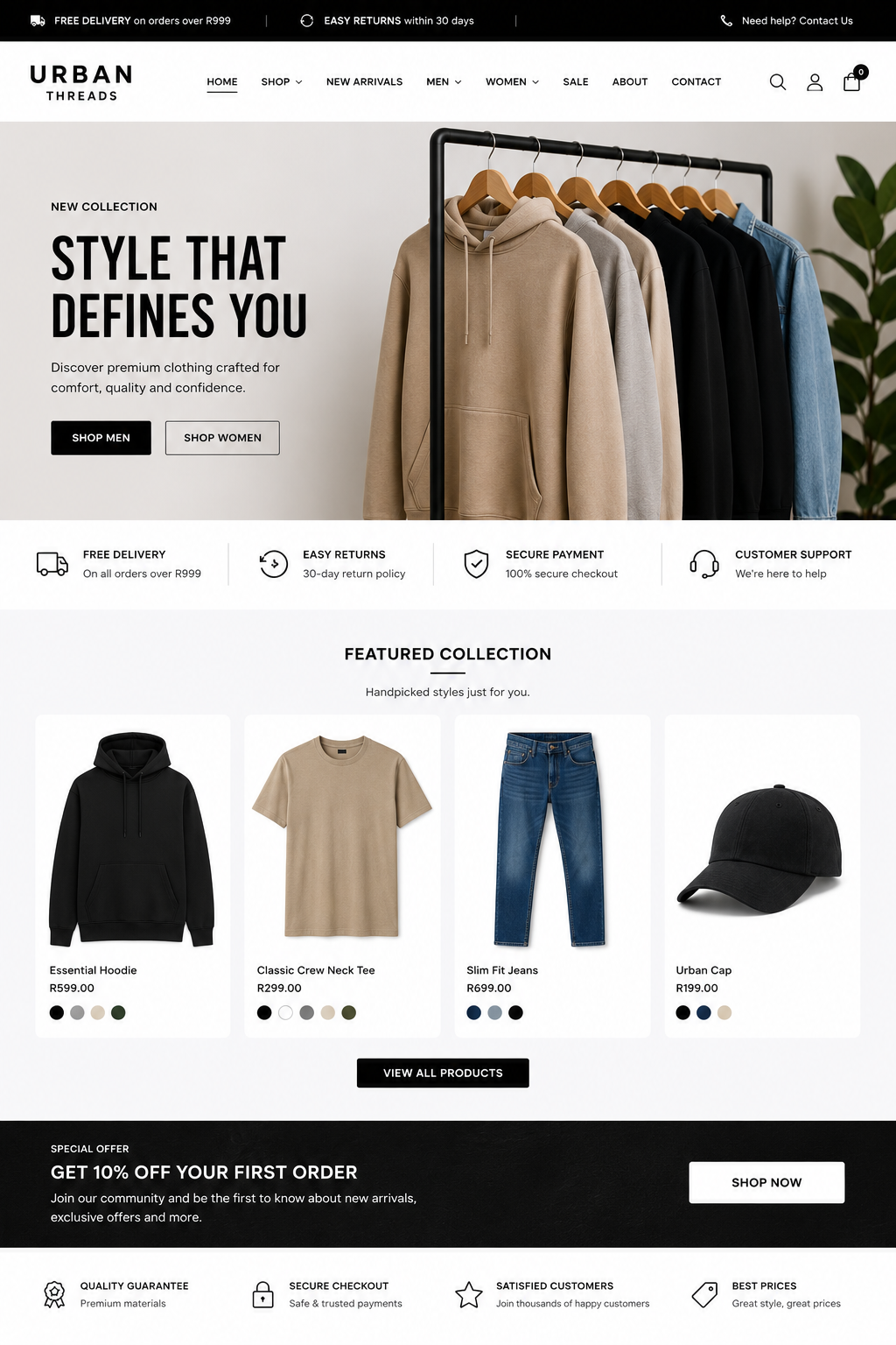 Urban Threads — Clothing Store